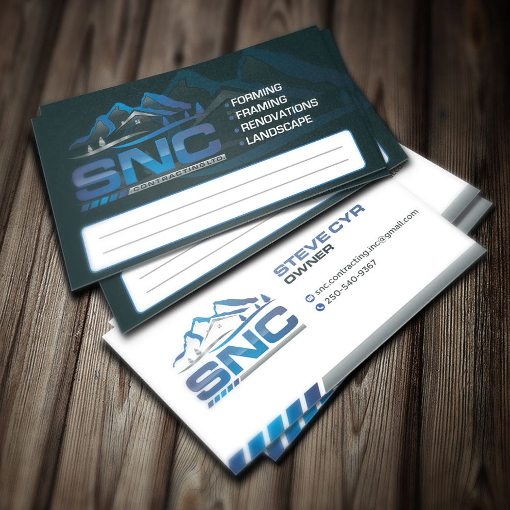 SNC CONTRACTING  logo design by scriotx