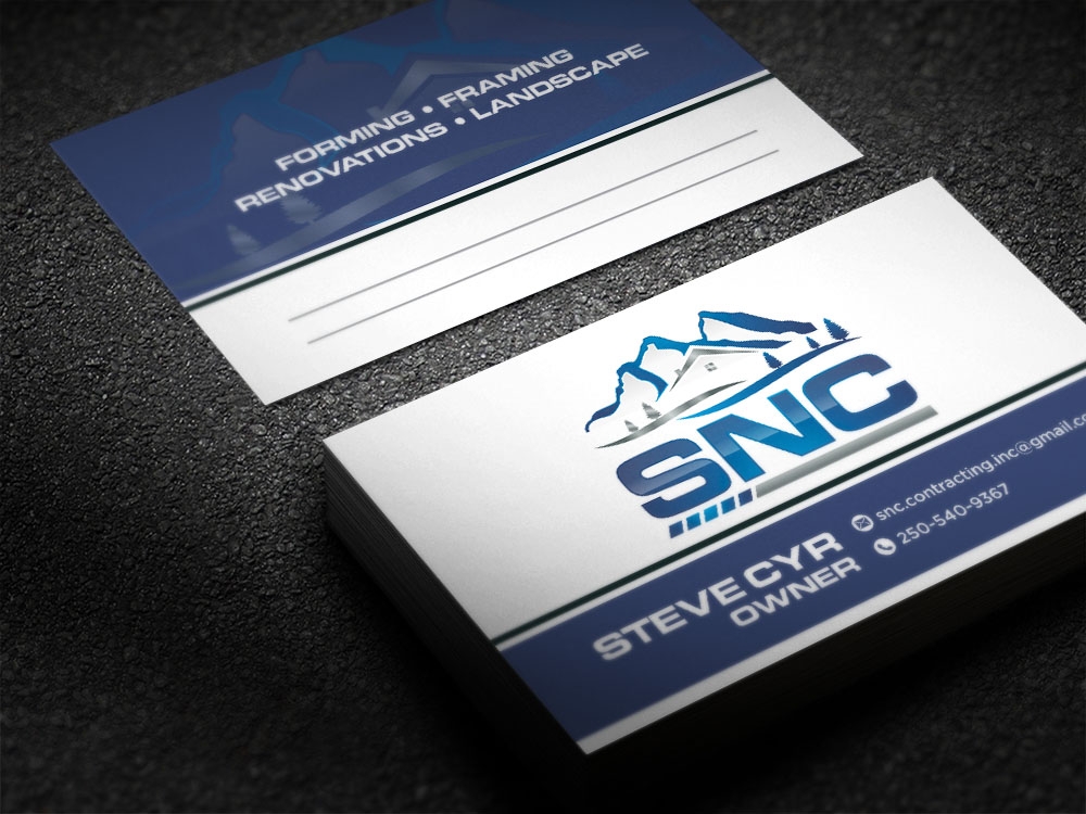 SNC CONTRACTING  logo design by scriotx