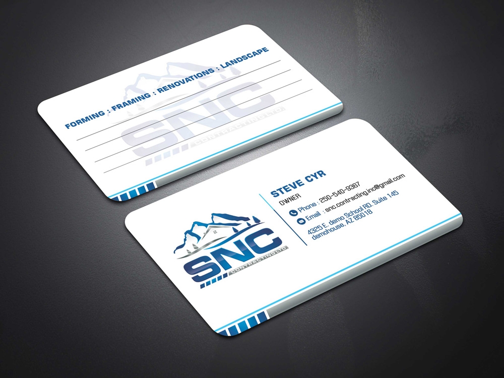 SNC CONTRACTING  logo design by SmartDesigner