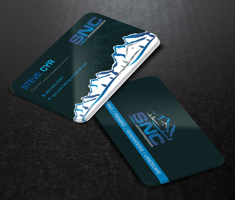 SNC CONTRACTING  logo design by DreamLogoDesign