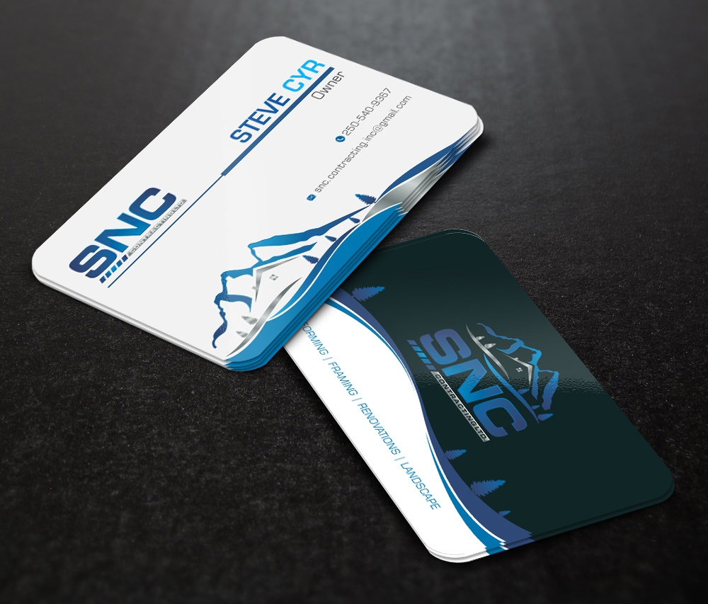 SNC CONTRACTING  logo design by DreamLogoDesign