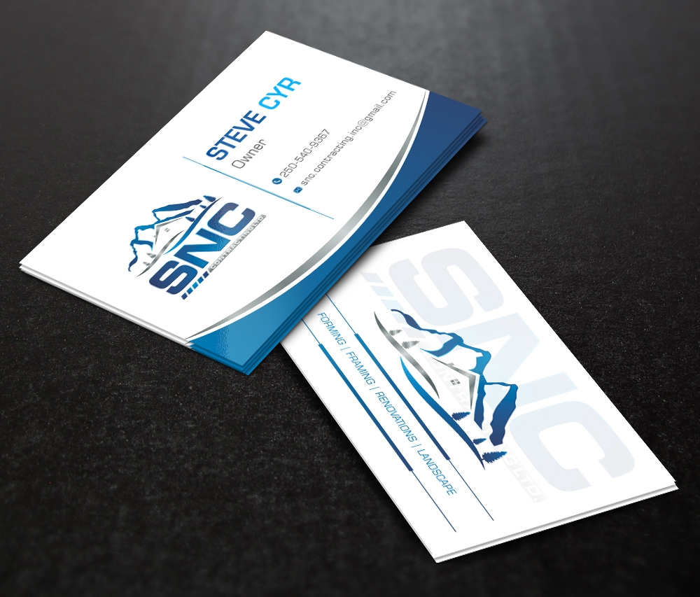 SNC CONTRACTING  logo design by DreamLogoDesign