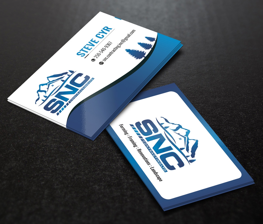 SNC CONTRACTING  logo design by DreamLogoDesign