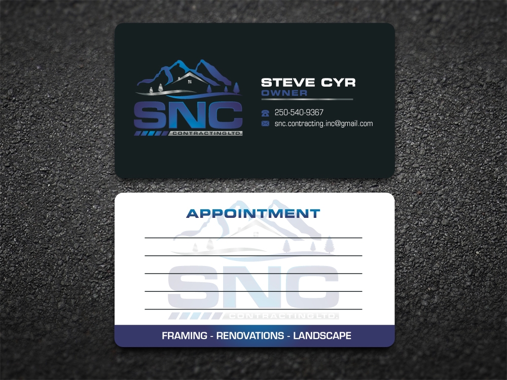 SNC CONTRACTING  logo design by labo
