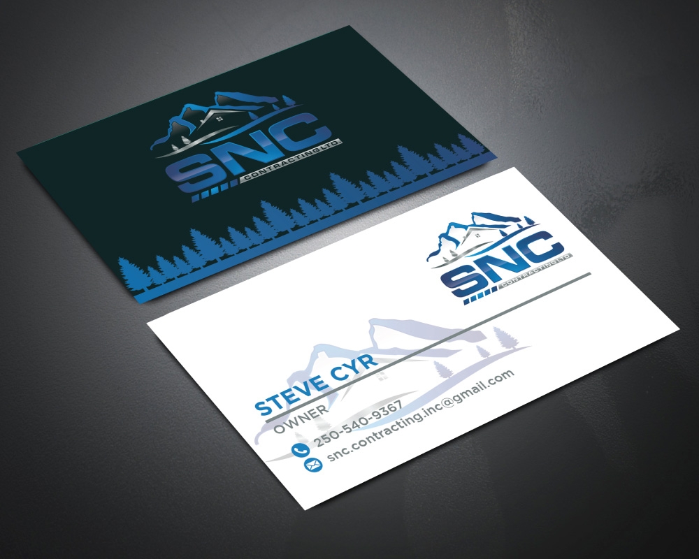 SNC CONTRACTING  logo design by Boomstudioz