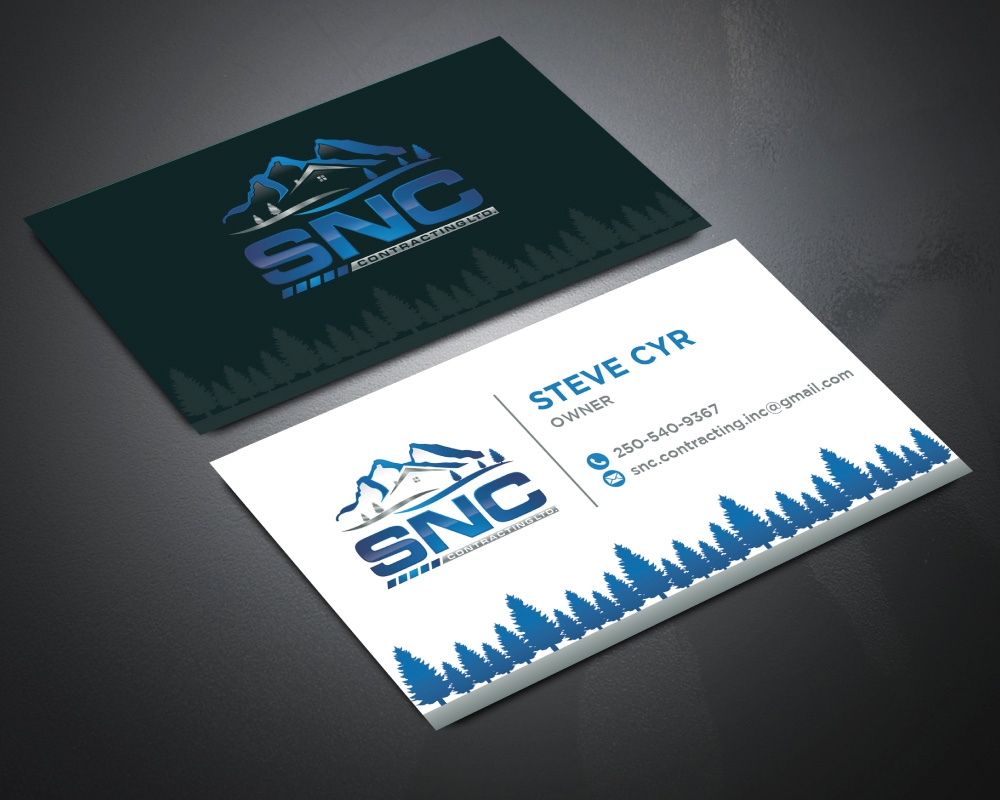 SNC CONTRACTING  logo design by Boomstudioz
