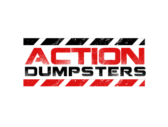ACTION HAULING DUMPSTER SERVICE logo design by BeDesign