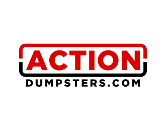 ACTION HAULING DUMPSTER SERVICE logo design by maseru