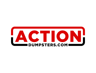 ACTION HAULING DUMPSTER SERVICE logo design by maseru