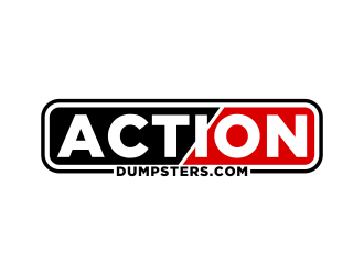 ACTION HAULING DUMPSTER SERVICE logo design by maseru