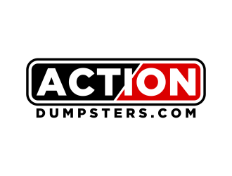 ACTION HAULING DUMPSTER SERVICE logo design by maseru
