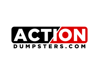ACTION HAULING DUMPSTER SERVICE logo design by maseru