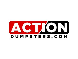 ACTION HAULING DUMPSTER SERVICE logo design by maseru