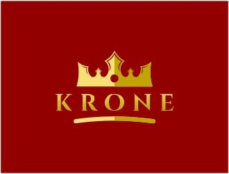 KRONE logo design by 48art