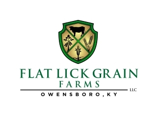 Flat Lick Grain Farms, LLC logo design by aura