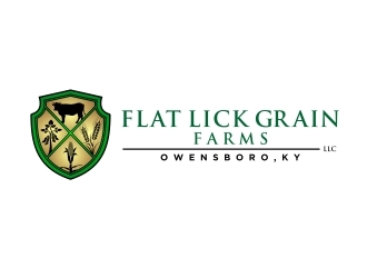 Flat Lick Grain Farms, LLC logo design by aura
