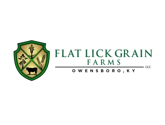Flat Lick Grain Farms, LLC logo design by aura