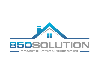 850 SOLUTIONS logo design by done