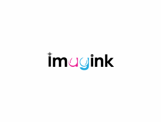 Imagink logo design by giphone