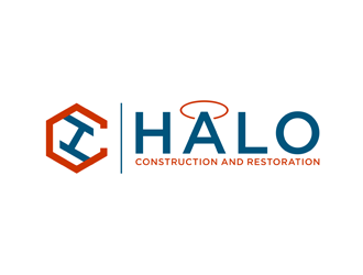 Halo Construction and Restoration logo design by bomie