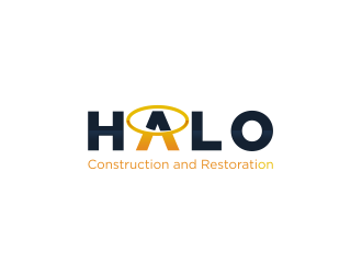 Halo Construction and Restoration logo design by FloVal