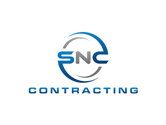SNC CONTRACTING  logo design by checx