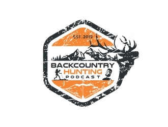 Backcountry Hunting Podcast logo design by naldart