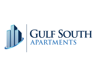 Gulf South Apartments logo design by kunejo
