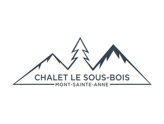 Chalet Le Sous-Bois    Mont-Sainte-Anne logo design by dibyo