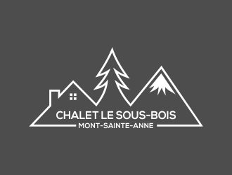 Chalet Le Sous-Bois    Mont-Sainte-Anne logo design by done
