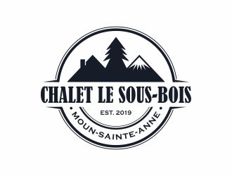 Chalet Le Sous-Bois    Mont-Sainte-Anne logo design by 48art