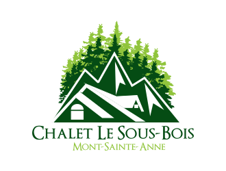 Chalet Le Sous-Bois    Mont-Sainte-Anne logo design by Greenlight