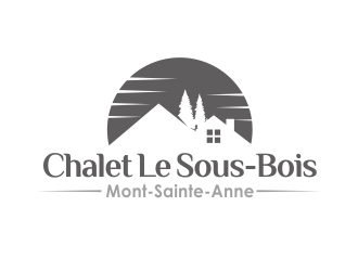 Chalet Le Sous-Bois    Mont-Sainte-Anne logo design by YONK