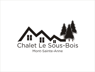 Chalet Le Sous-Bois    Mont-Sainte-Anne logo design by bunda_shaquilla