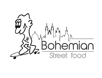 Bohemian street food logo design by Silverrack
