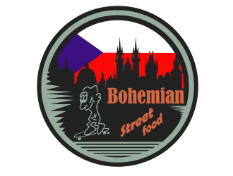 Bohemian street food logo design by Silverrack