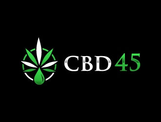 CBD 45 logo design by Janee