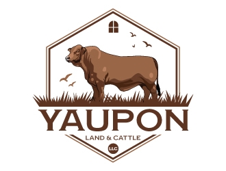 Yaupon Land & Cattle LLC logo design by Suvendu