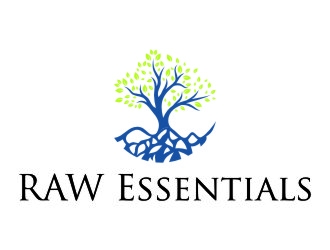 RAW Essentials logo design by jetzu