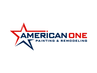 American One Painting & Remodeling  logo design by shadowfax