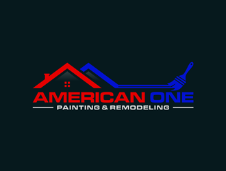 American One Painting & Remodeling  logo design by ndaru