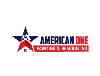 American One Painting & Remodeling  logo design by Foxcody