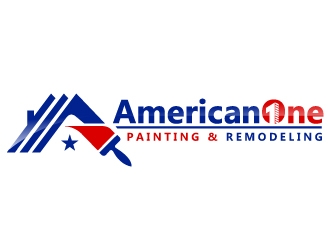 American One Painting & Remodeling  logo design by fantastic4
