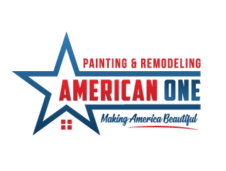 American One Painting & Remodeling  logo design by akilis13