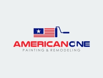 American One Painting & Remodeling  logo design by naldart