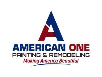 American One Painting & Remodeling  logo design by dchris