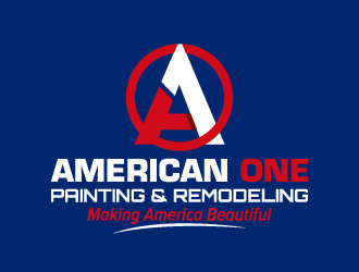 American One Painting & Remodeling  logo design by dchris