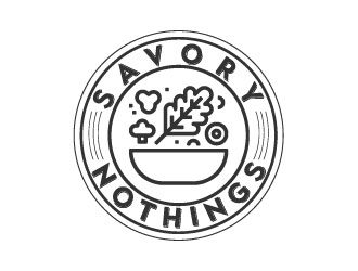 Savory Nothings logo design by AYATA