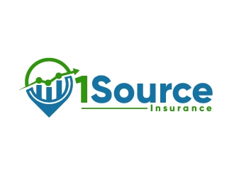 1 Source Insurance logo design by shravya