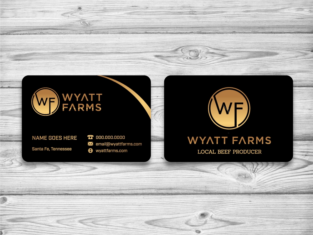 Wyatt Farms logo design by jaize